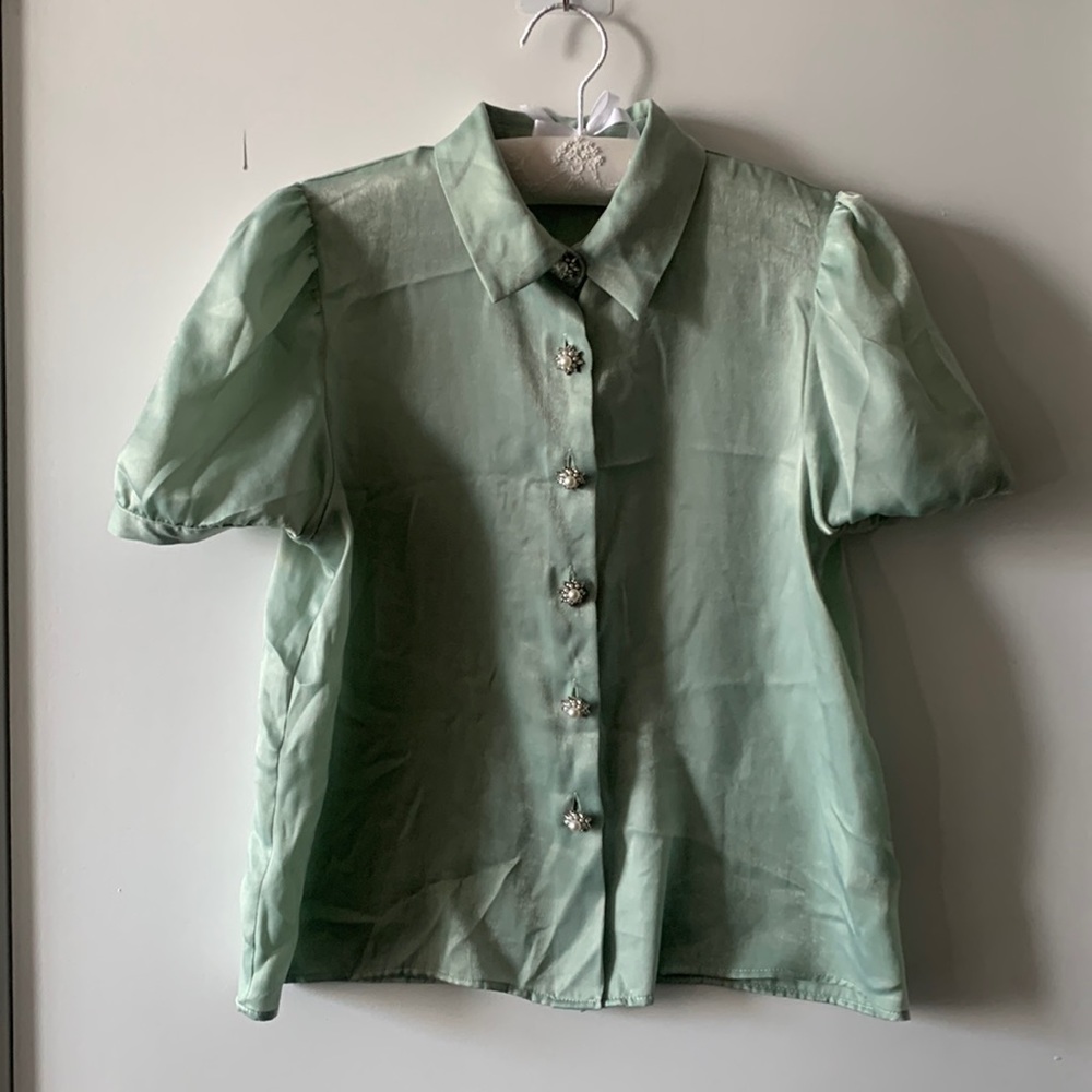 Zara- SilkyTop-Mint